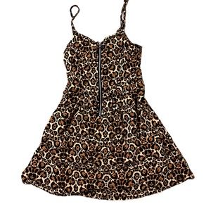 Leopard print minidress